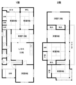 北区西賀茂大深町中古戸建の画像