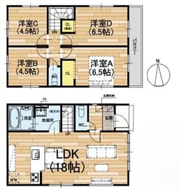 修学院千万田町１期２号地　新築戸建の画像