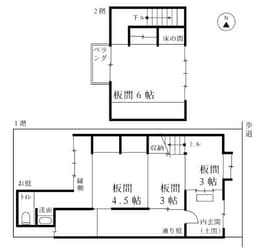 北区紫竹京町屋　中古戸建の画像