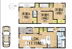 修学院水上田町新築7の画像
