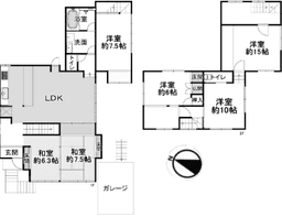 左京区上高野西明寺山 中古戸建の画像